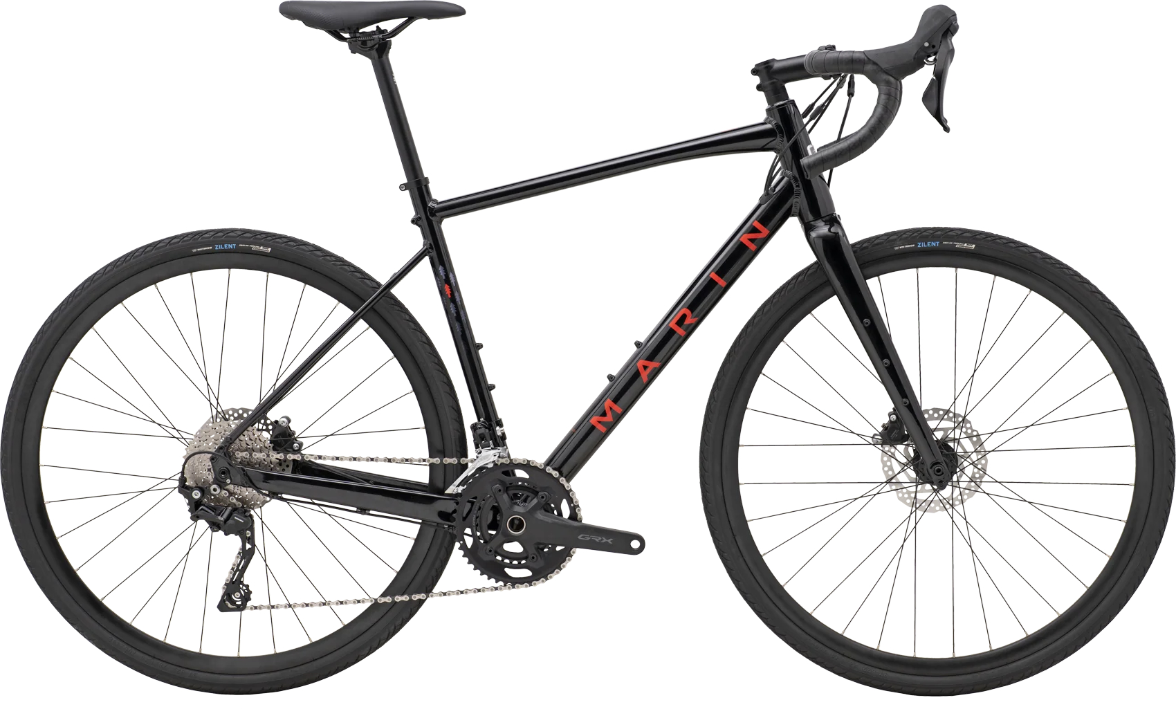 Marin 2026 Gestalt 2 All Road Bike 56 GLOSS BLACK - Cycles UK