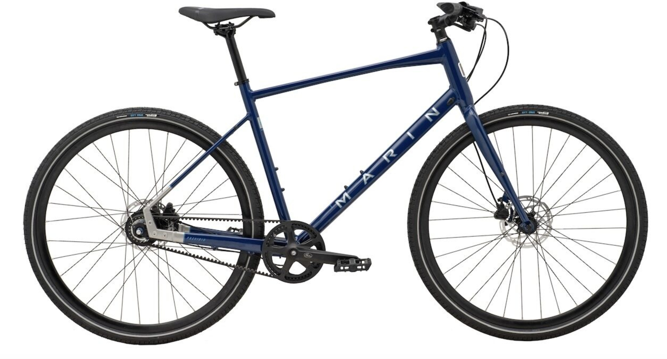 Marin 2025 Presidio 3 Hybrid Bike S BLUE - Cycles UK