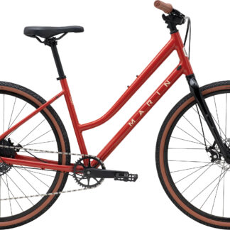 Marin 2025 Kentfield ST 2 Hybrid Bike Large Red - Cycles UK
